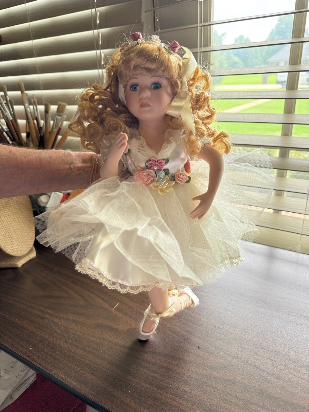 Vintage Jmisa Porcelain Ballerina Doll